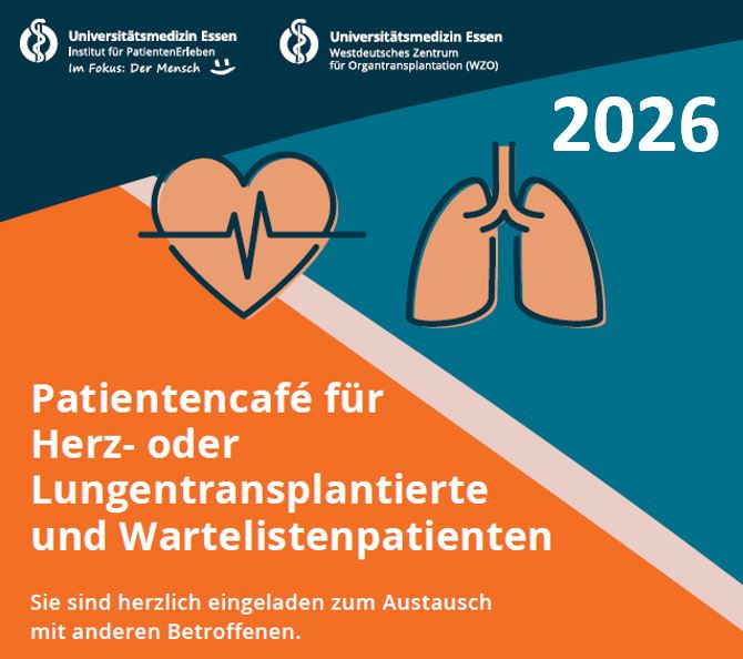 Patientencafé für Herz- oder Lungentransplantierte und Wartelistenpatienten - Titelbild